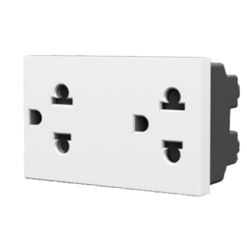 Goede kwaliteit Dubbele 3-pins socket